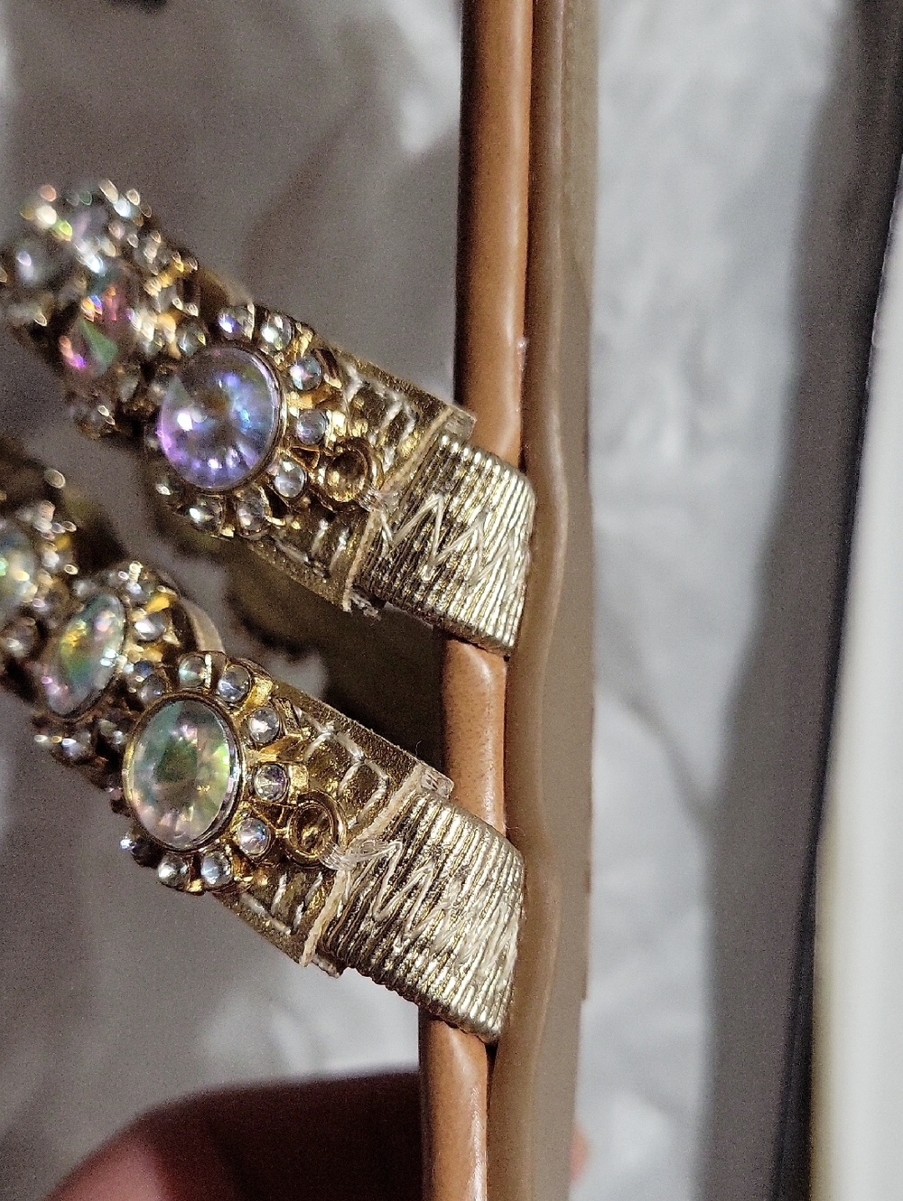 THALIA SODI JOYA Rhinestone Double-Strap Toe Ring Sandal, NIB - Picture 9 of 9